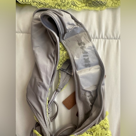 LACE SWIM CAMI TOP + TIE BIKINI BOTTOM - Picture 13 of 13